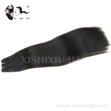 wholesale black beauty supply double drawn 100% chinese virgin remy straight hair